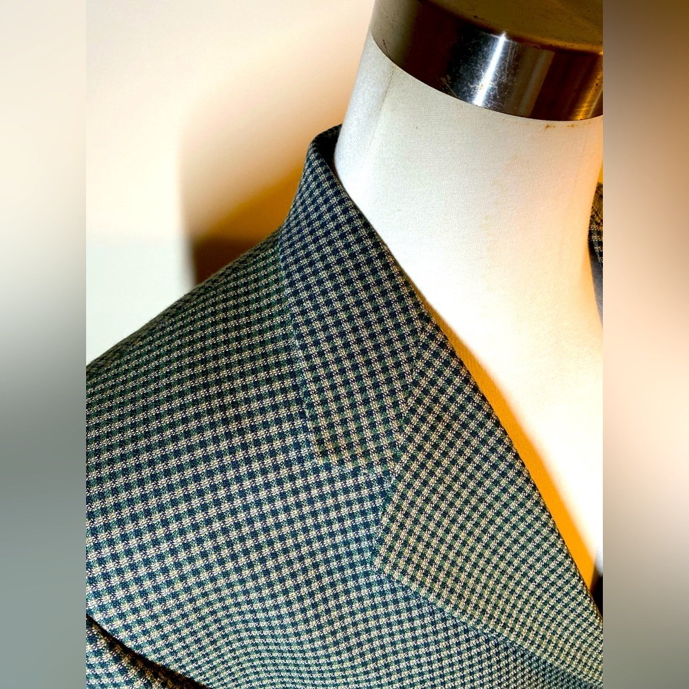 Embassy Row - Checkered Green Blazer - XL